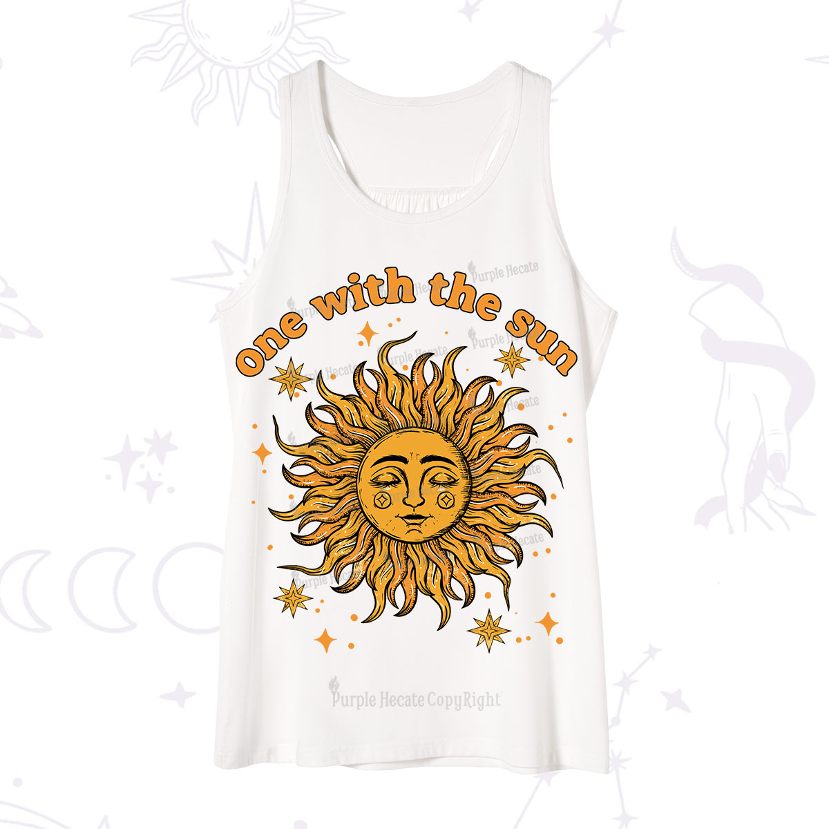 Purplehecate One With The Sun Tank