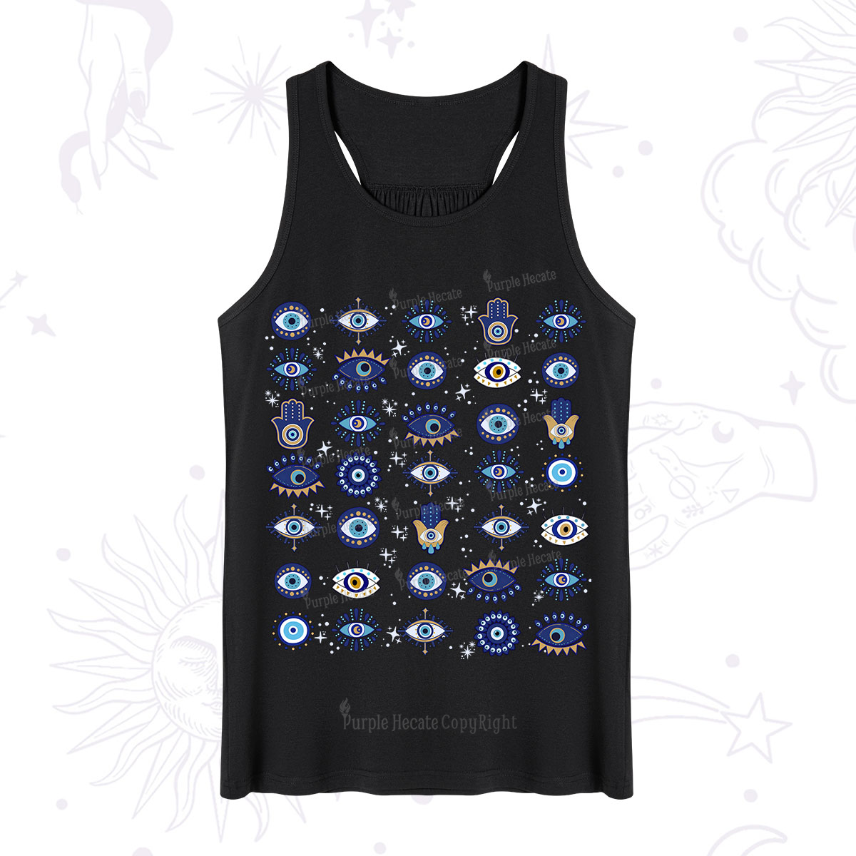 Purplehecate Evil Eye Protection Tank