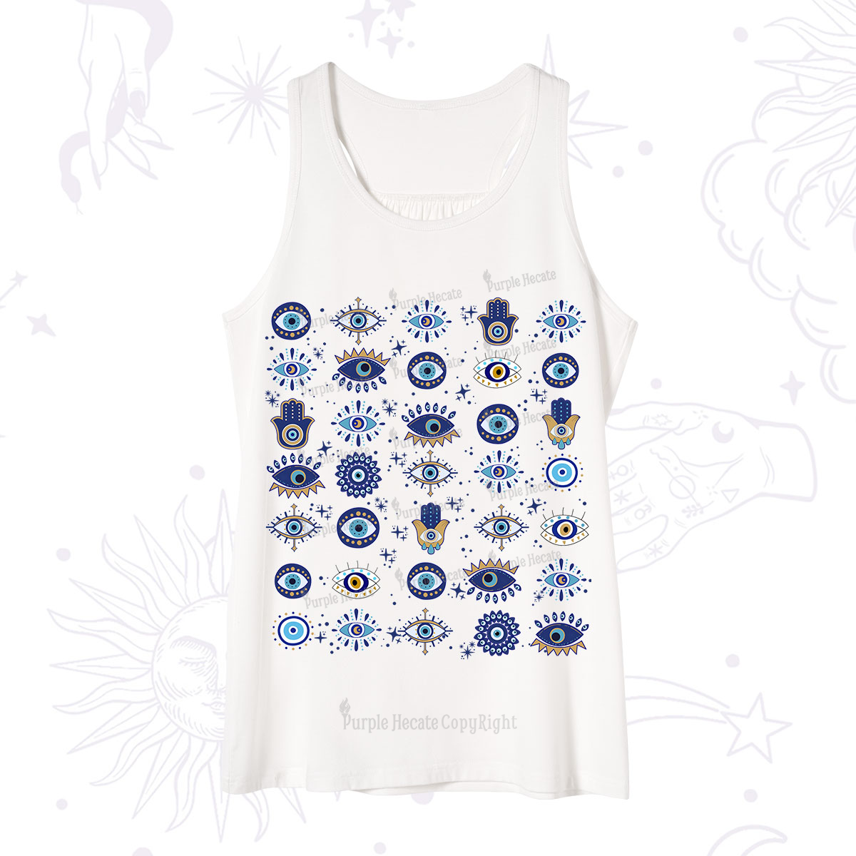 Purplehecate Evil Eye Protection Tank