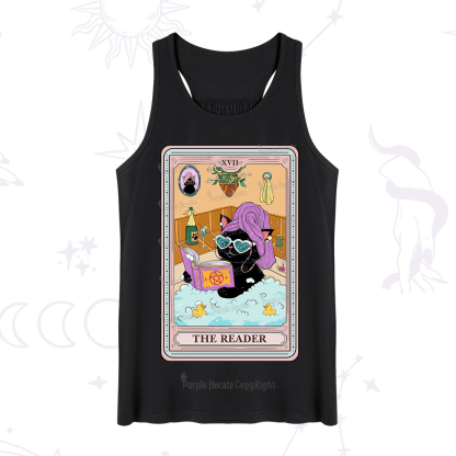 Purplehecate The Reader Cat Tarot Tank