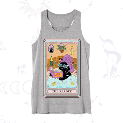 Purplehecate The Reader Cat Tarot Tank