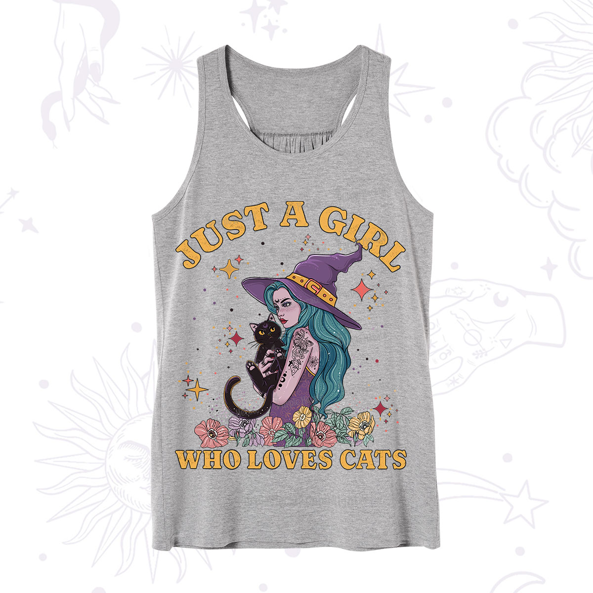 Purplehecate Just A Girl Who Loves Cats Tank