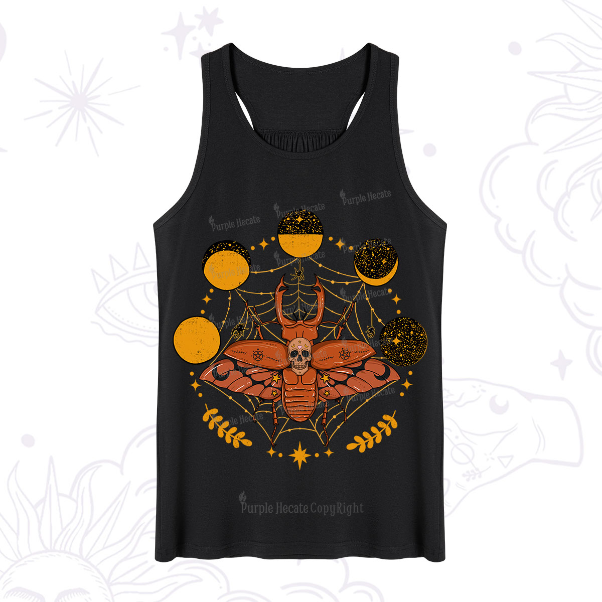 Purplehecate Lunar Web Death Beetle Tank