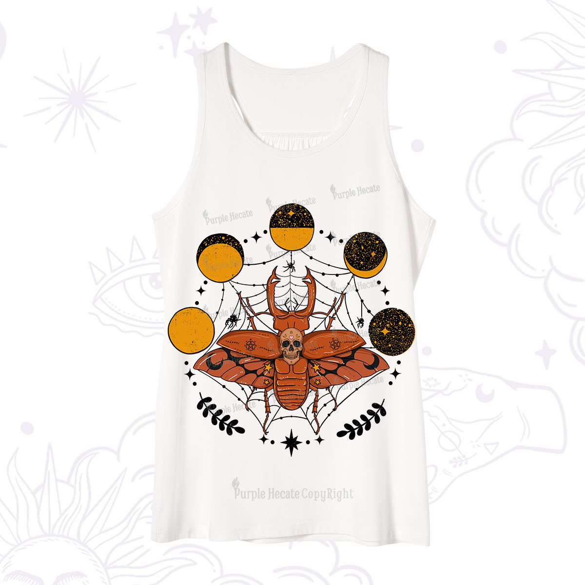 Purplehecate Lunar Web Death Beetle Tank