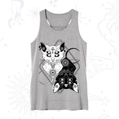 Purplehecate Occult Mirror Cats Tank
