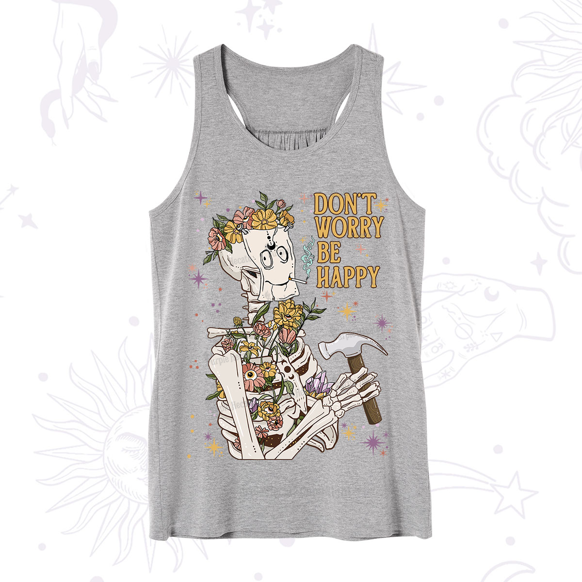 Purplehecate Don't Worry Be Happy Tank