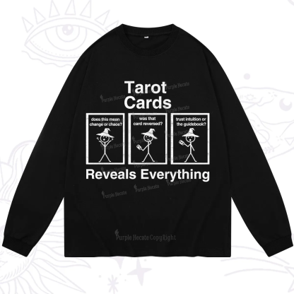Purplehecate Tarot Card Reveals Everything Long Sleeve T-Shirt