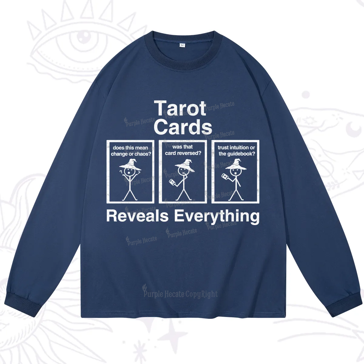Purplehecate Tarot Card Reveals Everything Long Sleeve T-Shirt