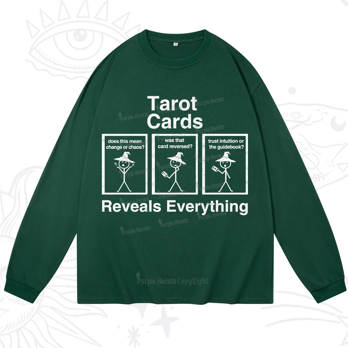 Purplehecate Tarot Card Reveals Everything Long Sleeve T-Shirt
