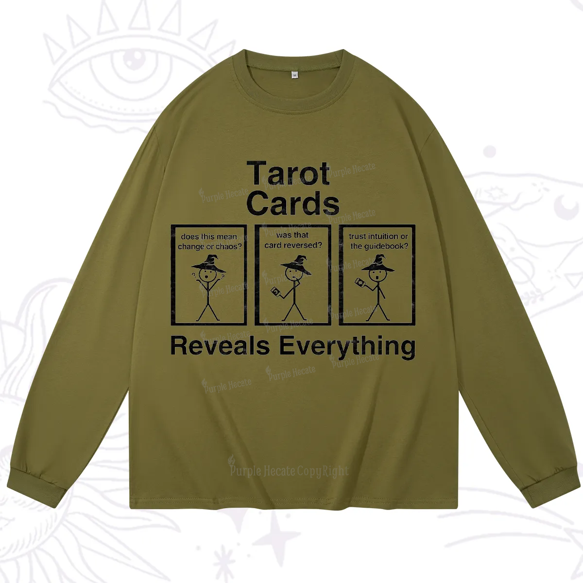 Purplehecate Tarot Card Reveals Everything Long Sleeve T-Shirt