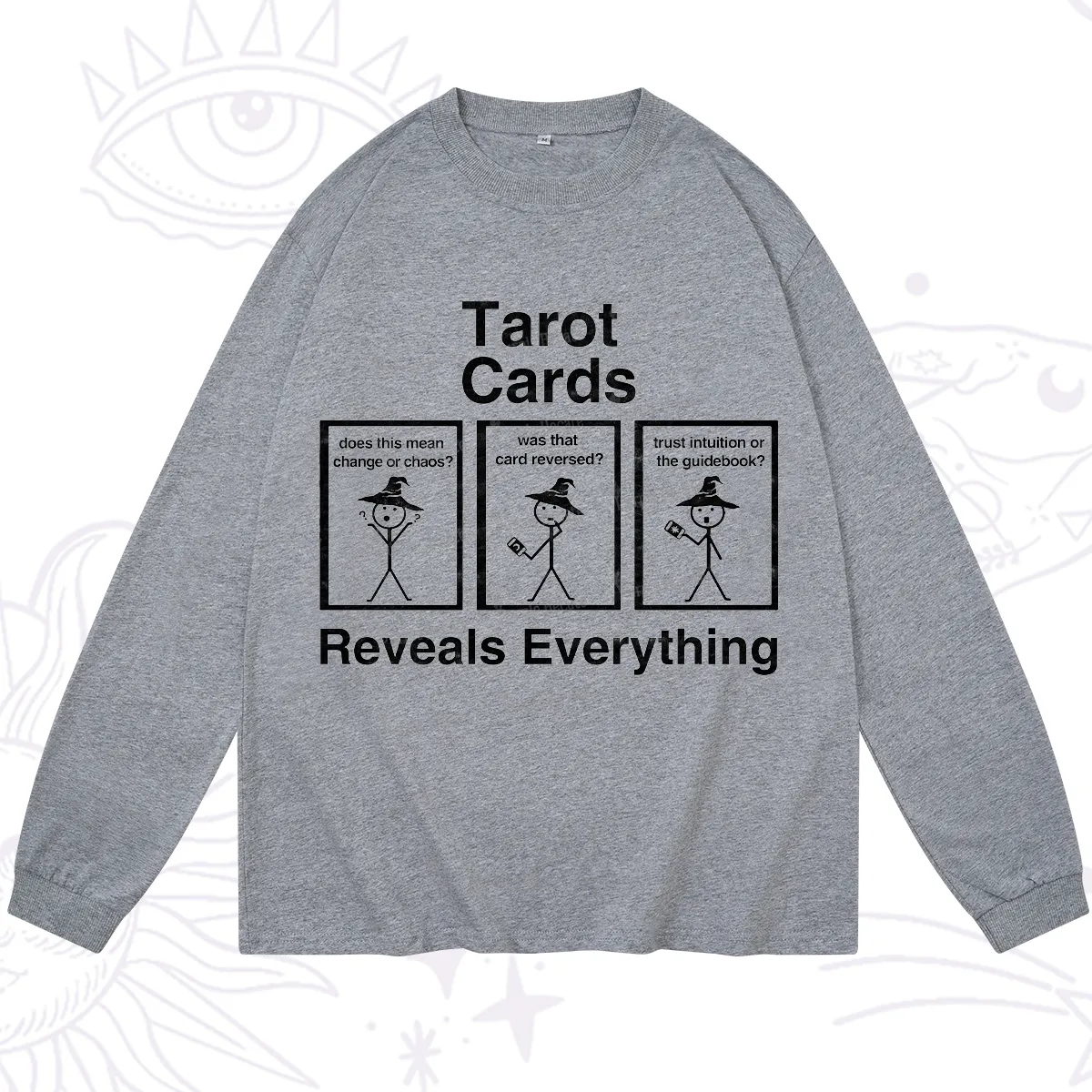 Purplehecate Tarot Card Reveals Everything Long Sleeve T-Shirt