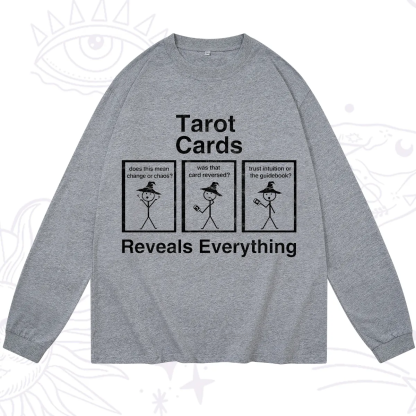 Purplehecate Tarot Card Reveals Everything Long Sleeve T-Shirt