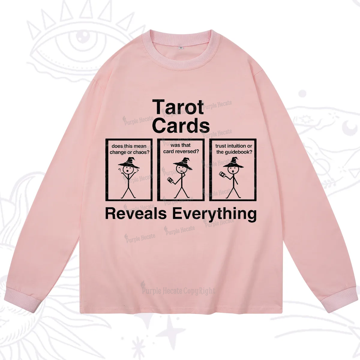 Purplehecate Tarot Card Reveals Everything Long Sleeve T-Shirt