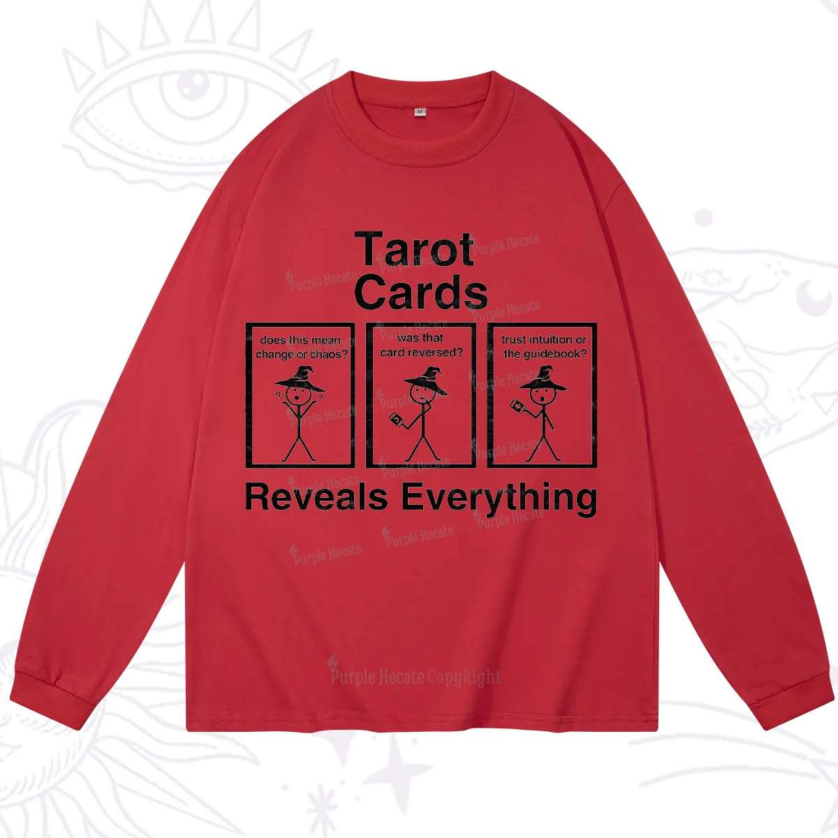 Purplehecate Tarot Card Reveals Everything Long Sleeve T-Shirt