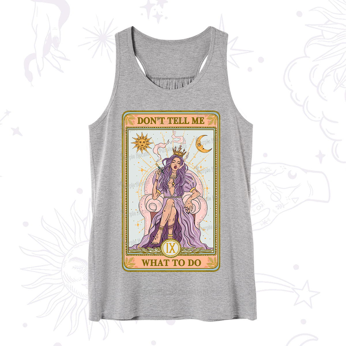 Purplehecate The Don't Tell Me What To Do Oracle Card Tank