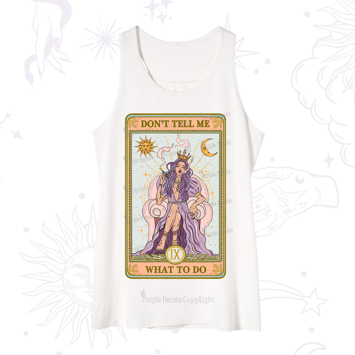Purplehecate The Don't Tell Me What To Do Oracle Card Tank