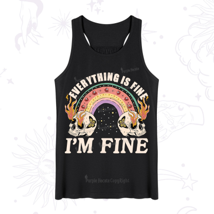 Purplehecate Everything Is Fine Tank