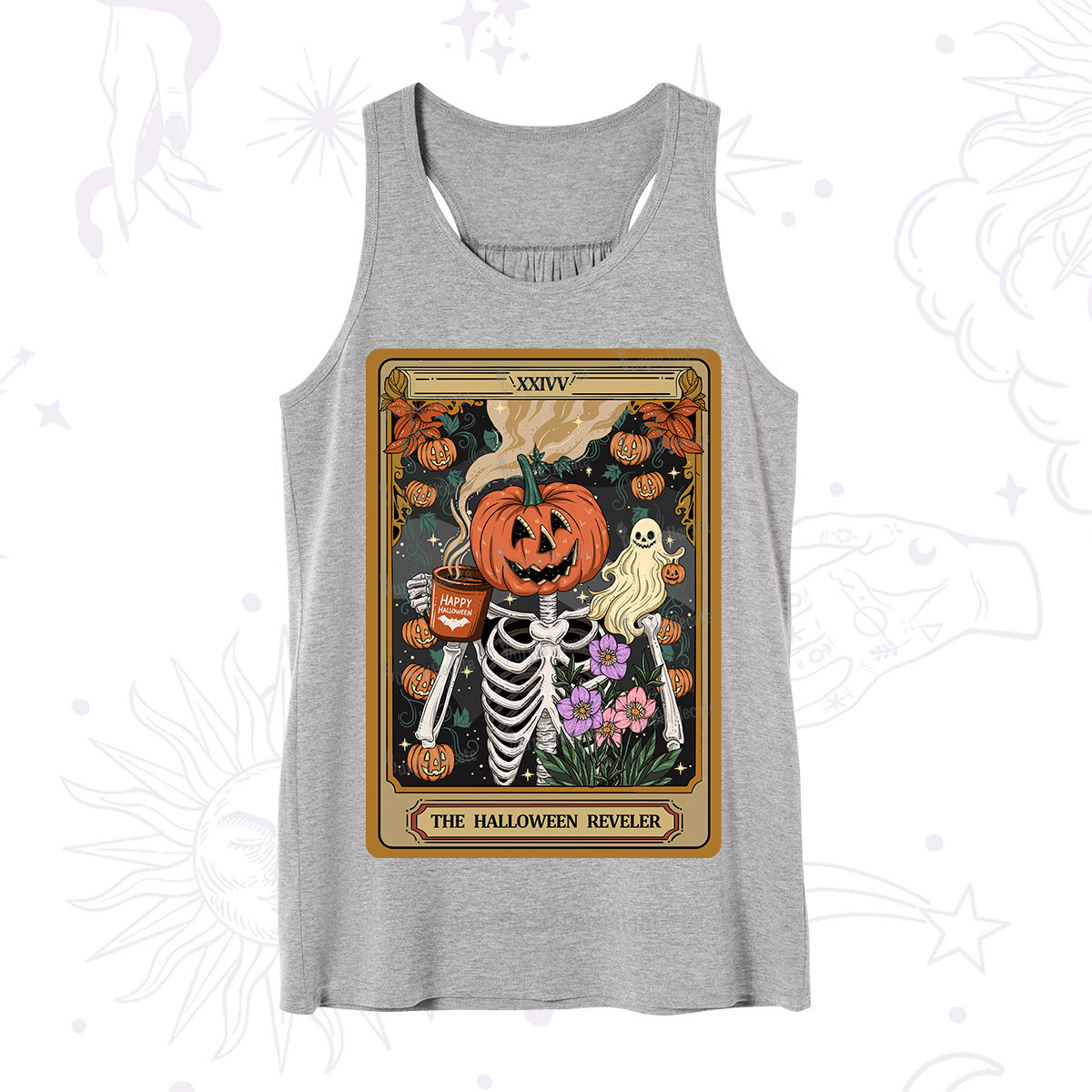 Purplehecate The Halloween Reveler Tarot Tank