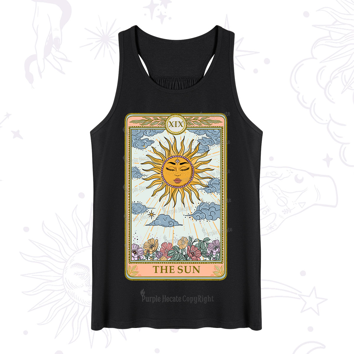 Purplehecate The Sun Tarot Tank