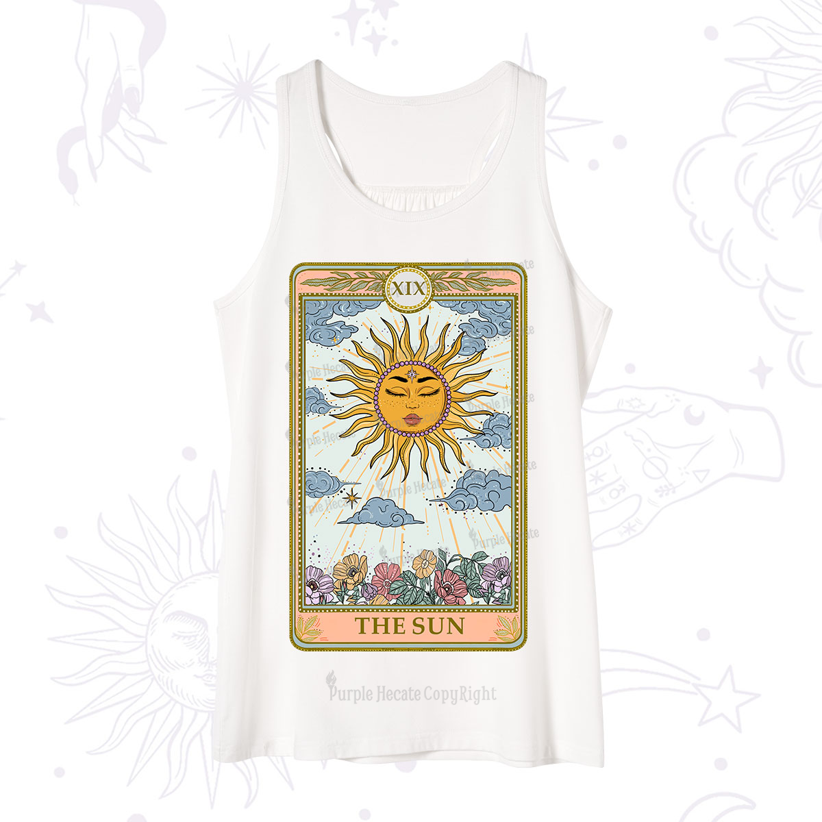 Purplehecate The Sun Tarot Tank