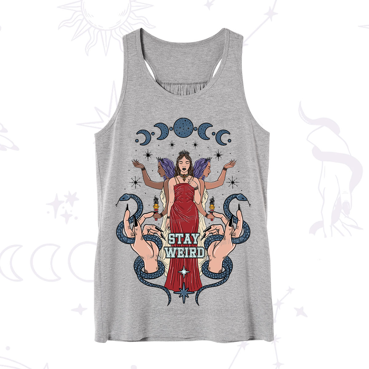 Purplehecate Stay Weird Goddess Tank