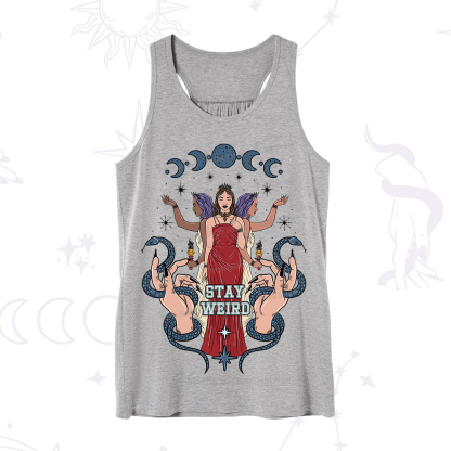 Purplehecate Stay Weird Goddess Tank