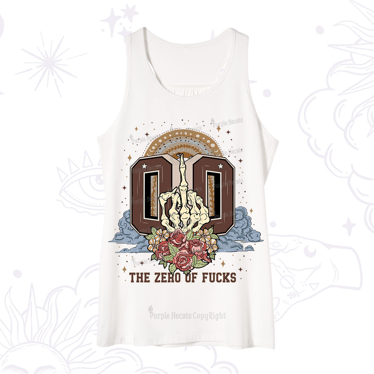 Purplehecate The Zero of Fucks No Apologies Tank