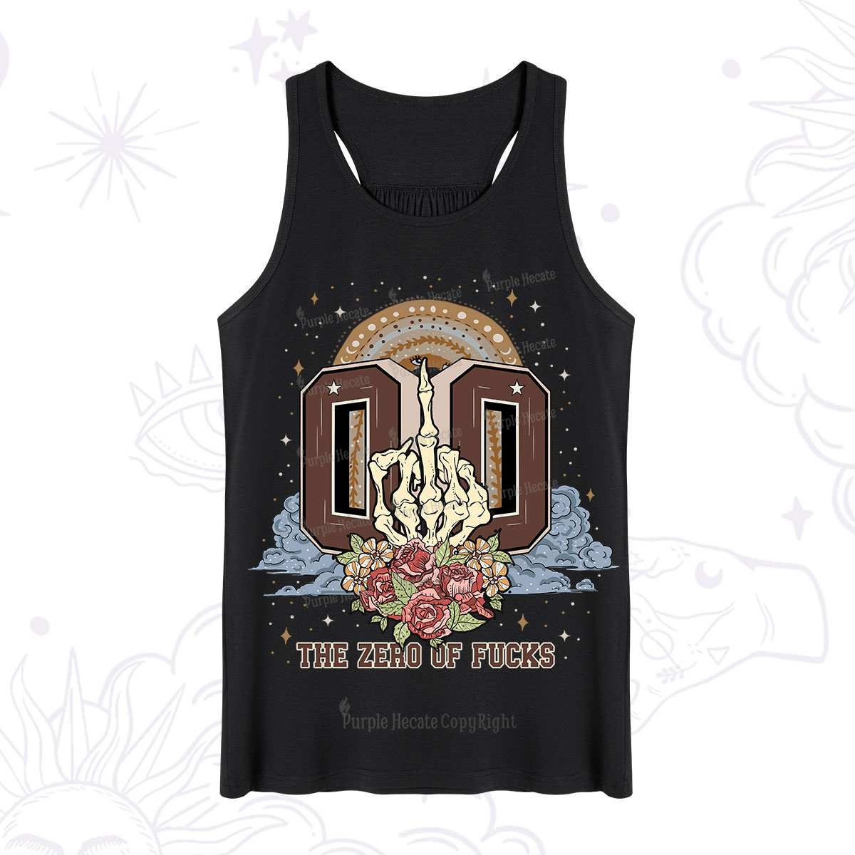 Purplehecate The Zero of Fucks No Apologies Tank