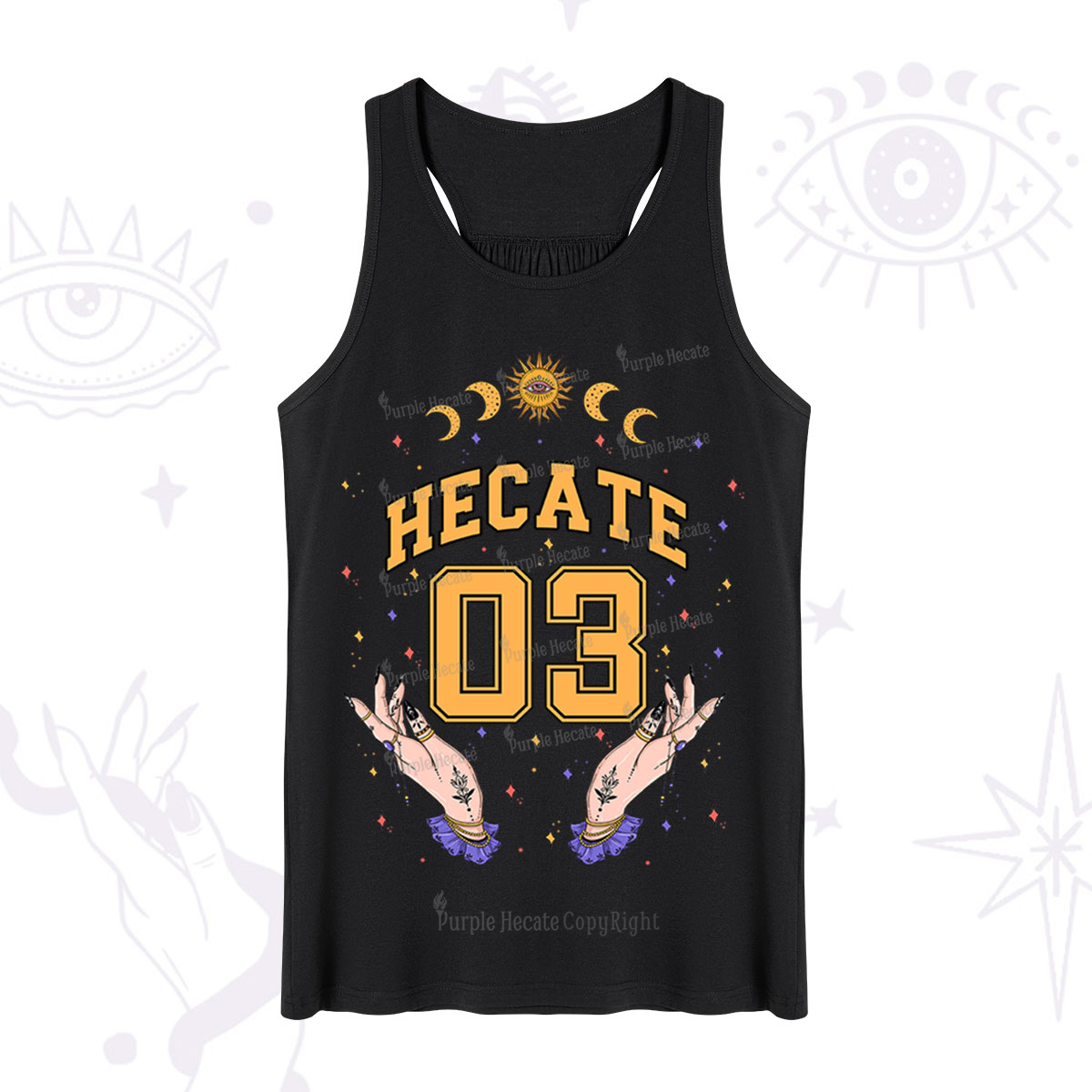 Purplehecate Hecate Moonlight Sorcery Tank