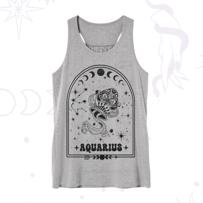 Purplehecate Zodiac Aquarius Under the Stars Tank