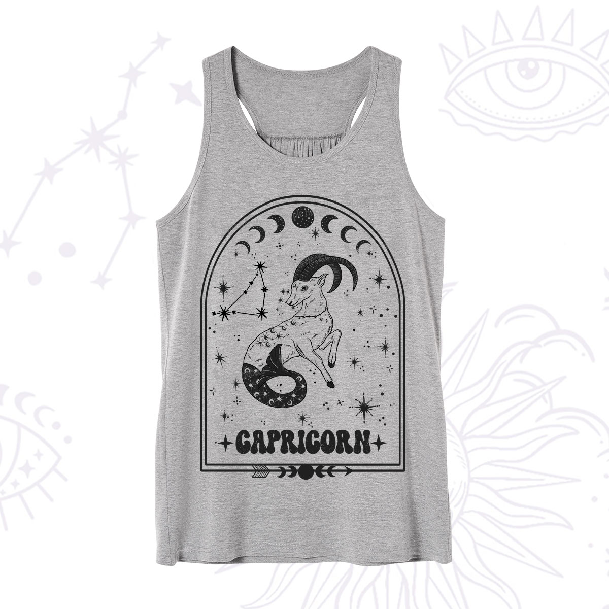 Purplehecate Zodiac Capricorn Under the Stars Tank