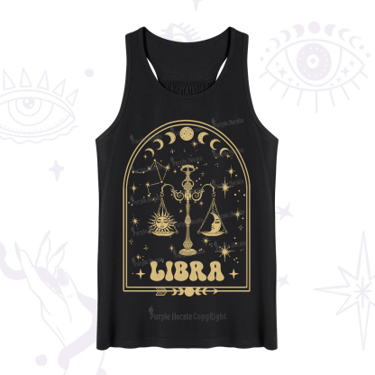 Purplehecate Zodiac Libra Under the Stars Tank