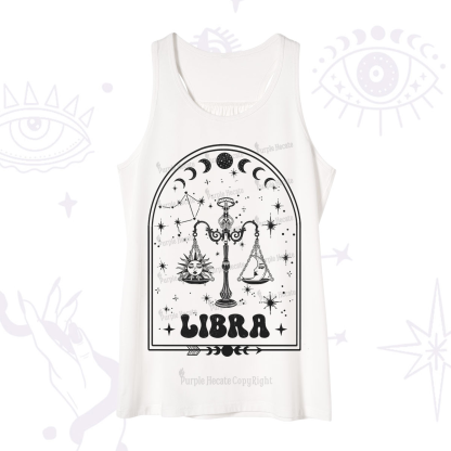 Purplehecate Zodiac Libra Under the Stars Tank