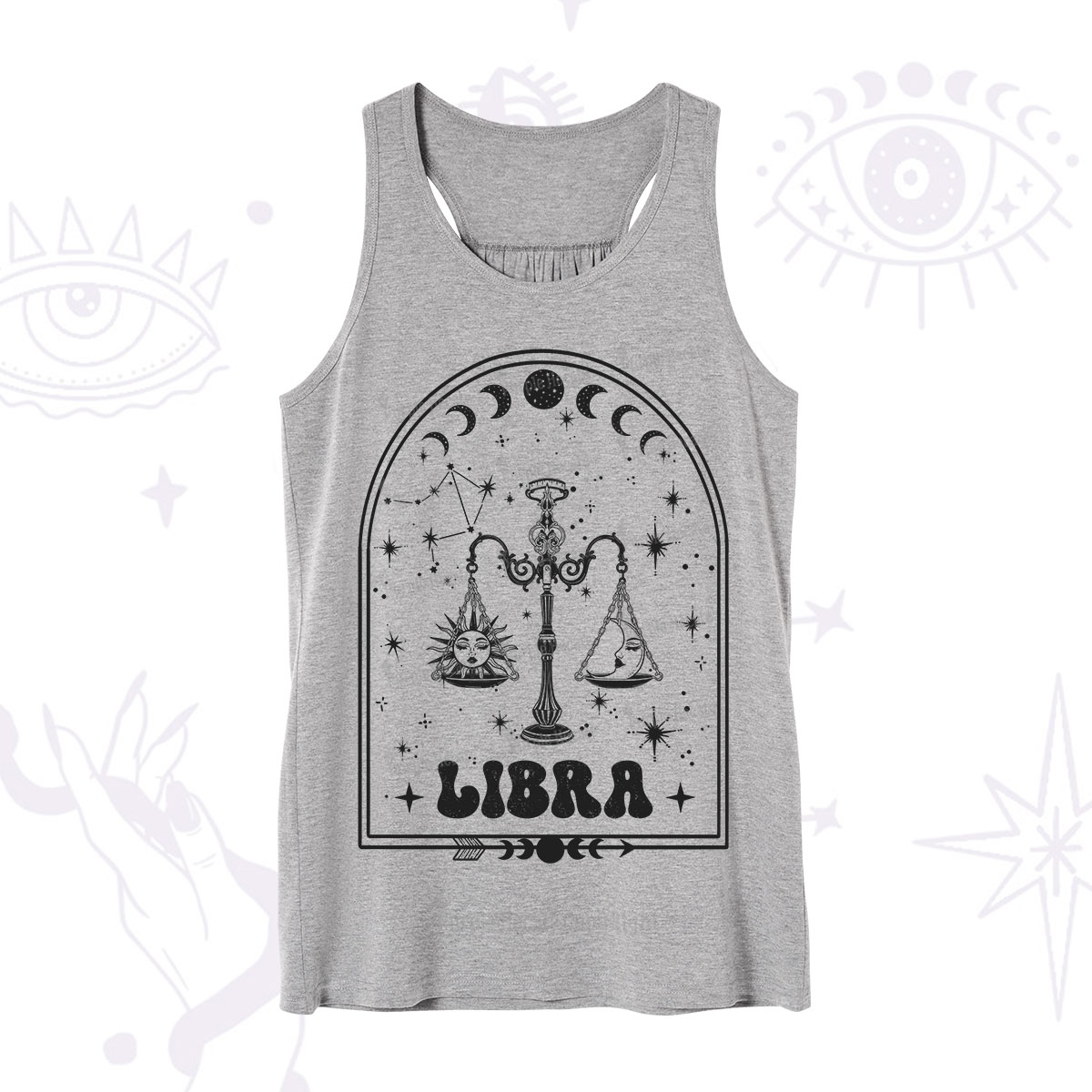 Purplehecate Zodiac Libra Under the Stars Tank