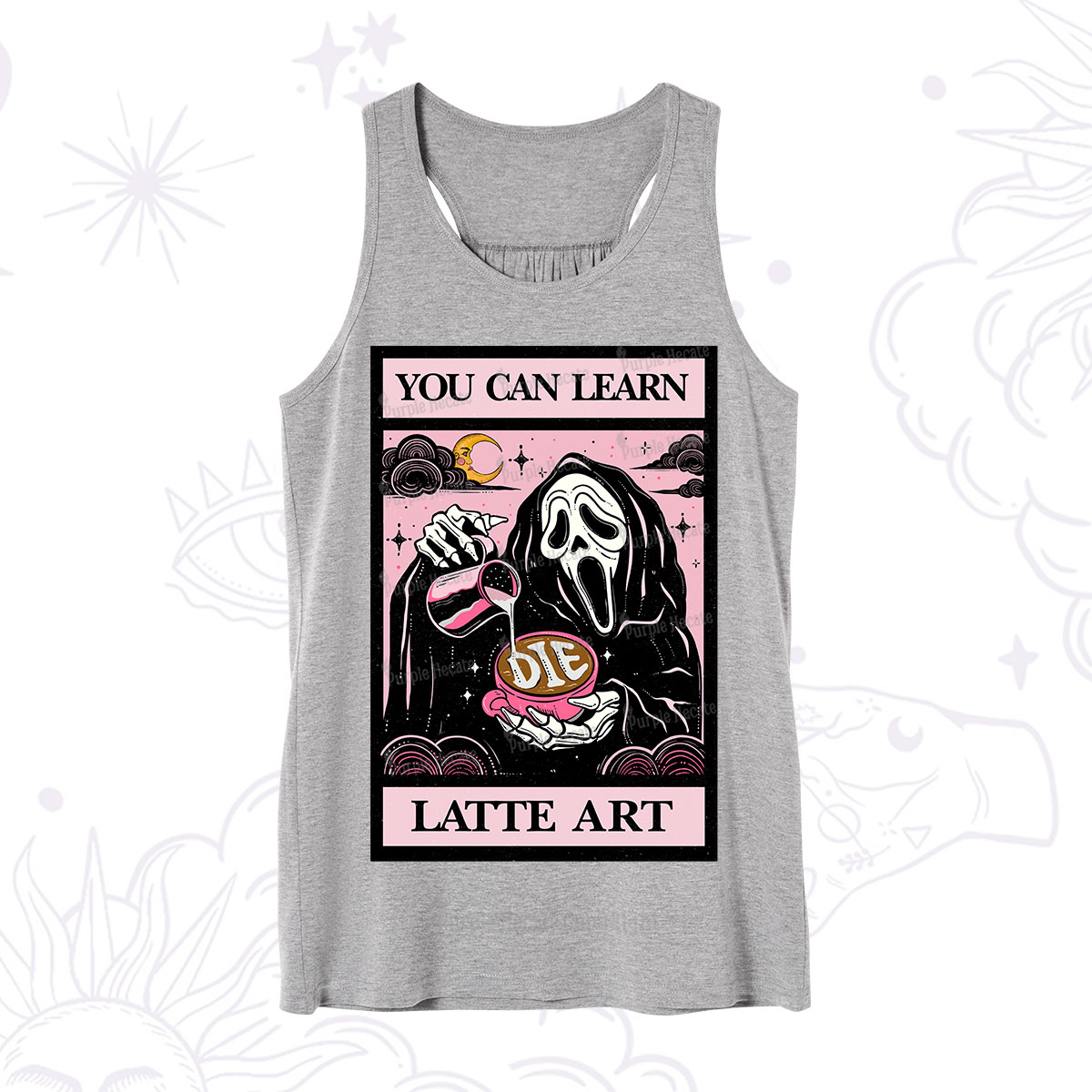 Purplehecate The You Can Learn Latte Art Oracle Card Tank