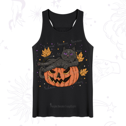 Purplehecate Pumpkin Throne of the Witch Cat Tank