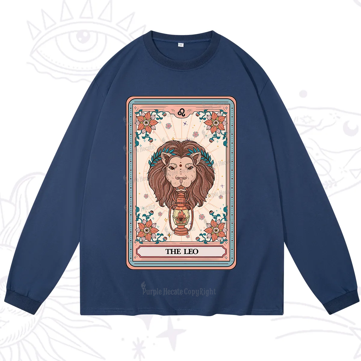 Purplehecate The Leo Tarot Card Long Sleeve T-Shirt