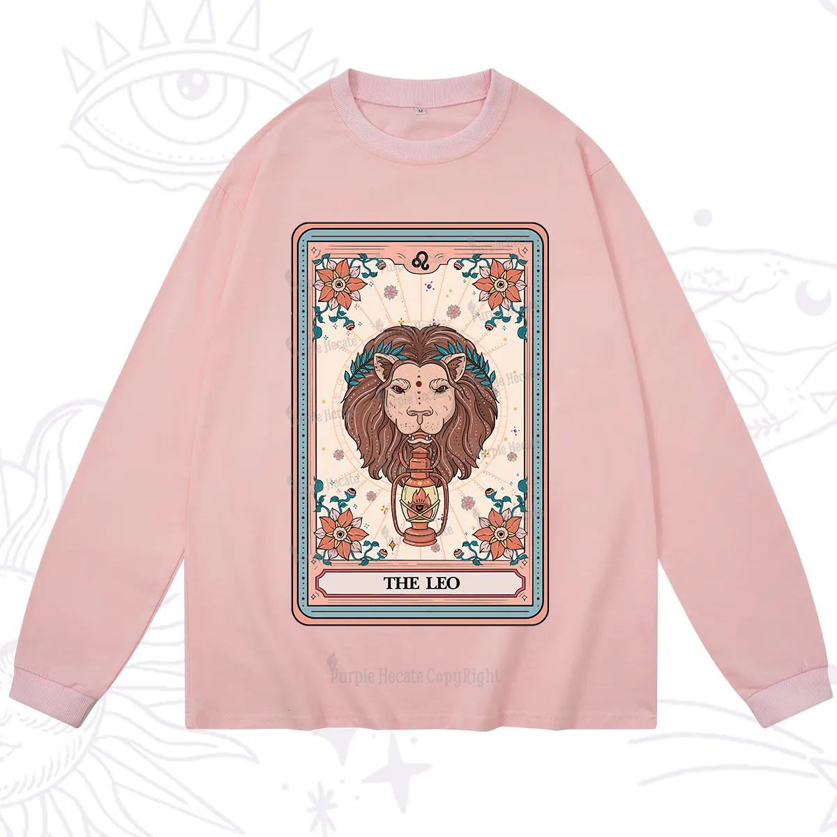 Purplehecate The Leo Tarot Card Long Sleeve T-Shirt