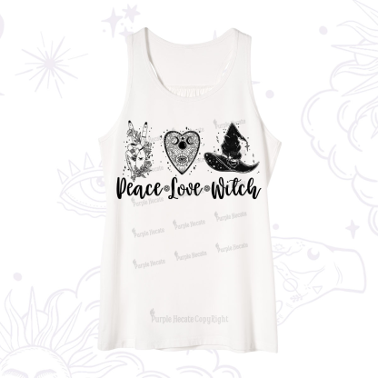 Purplehecate Peace Love Witch Tank