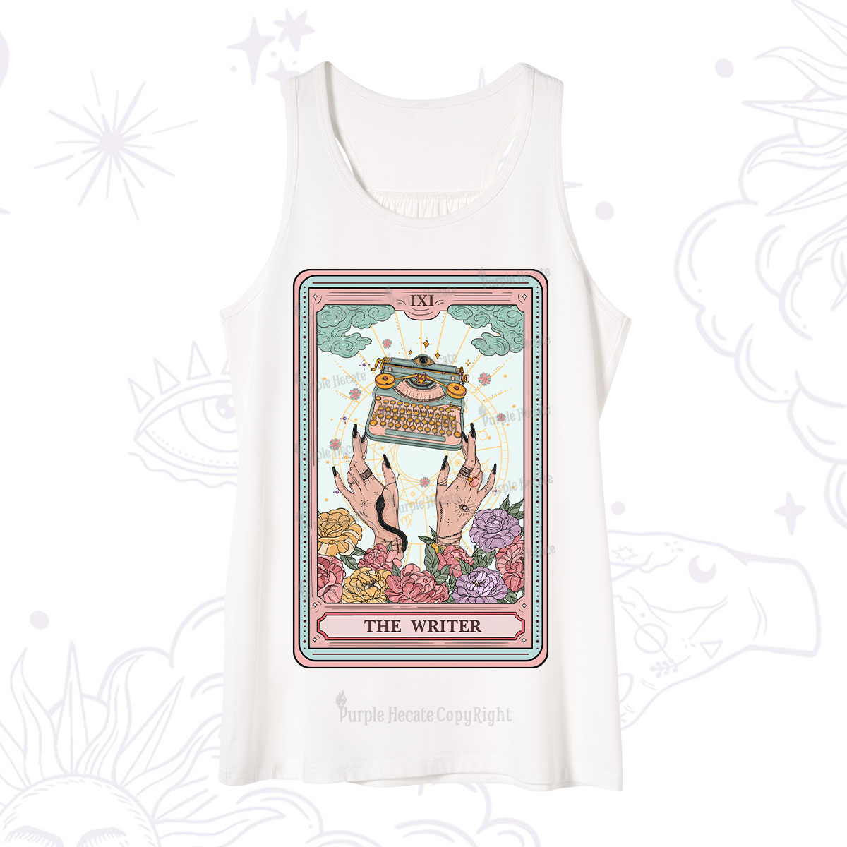 Purplehecate The Writer Tarot Card Tank