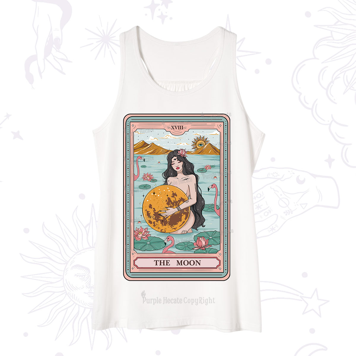 Purplehecate The Moon Goddess Tarot Tank