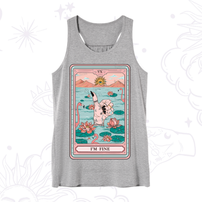 Purplehecate The I'm Fine Tarot Tank
