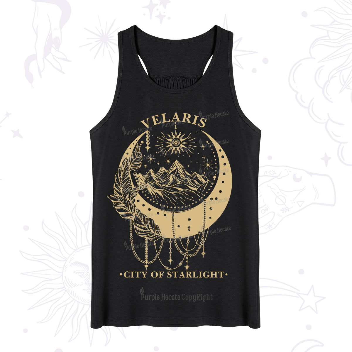 Purplehecate Moonlit Peaks of Starlight Tank