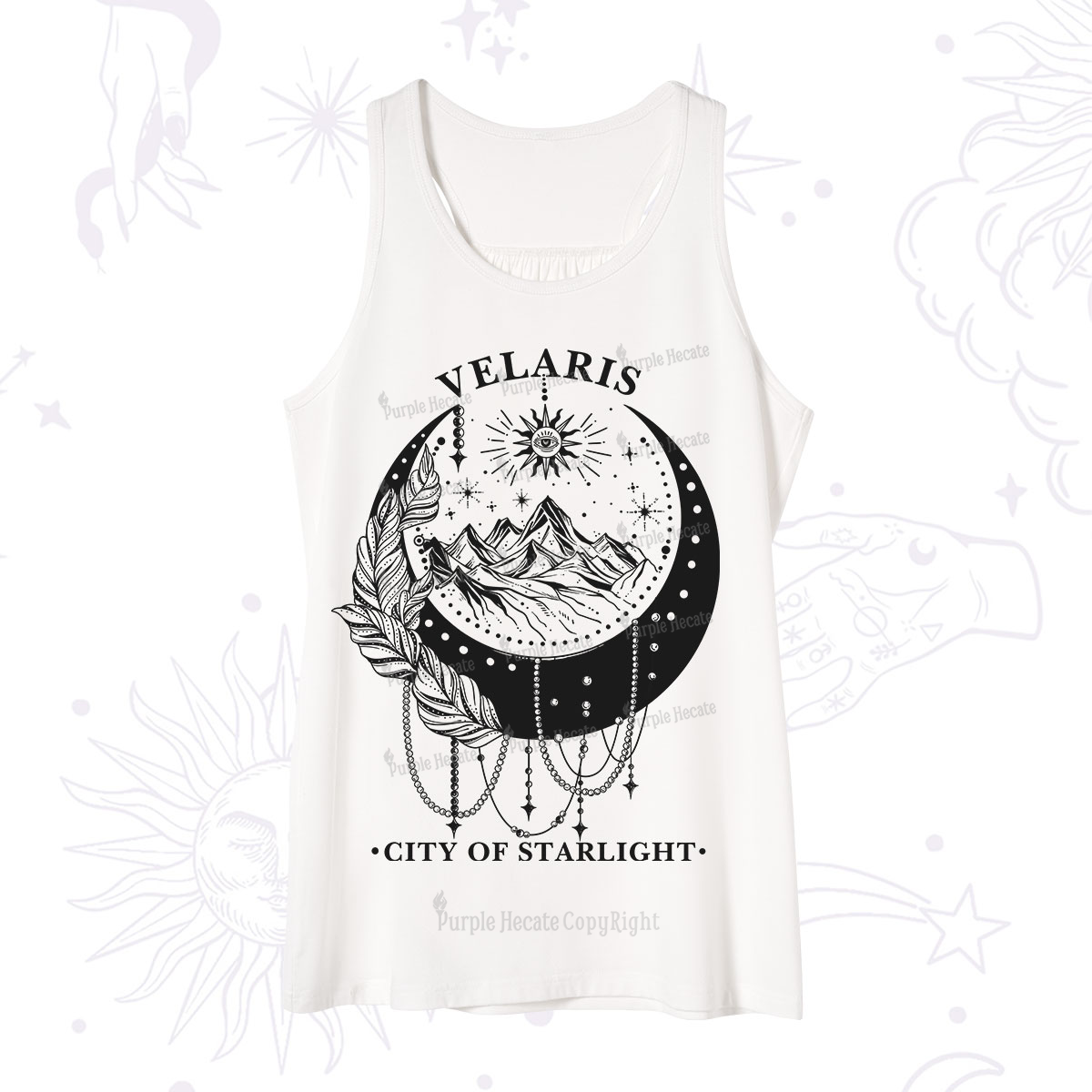 Purplehecate Moonlit Peaks of Starlight Tank