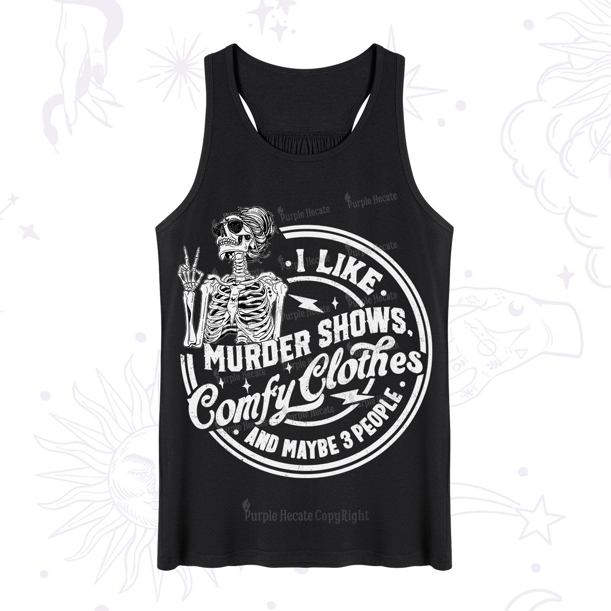 Purplehecate I Like Murder Shows Comfy Clothes And Maybe 3 People Tank