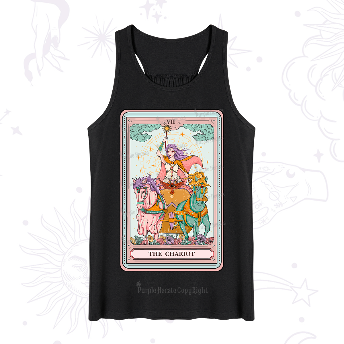 Purplehecate The Chariot Tarot Tank