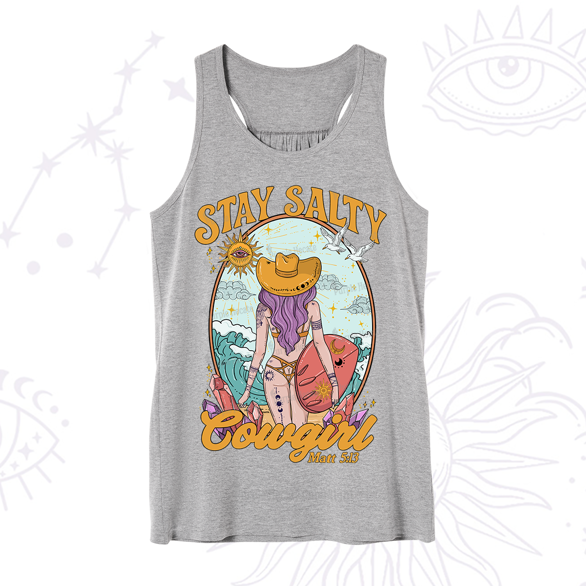 Purplehecate Stay Salty Cowgirl Tank