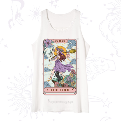 Purplehecate The Witchling Fool Tarot Tank