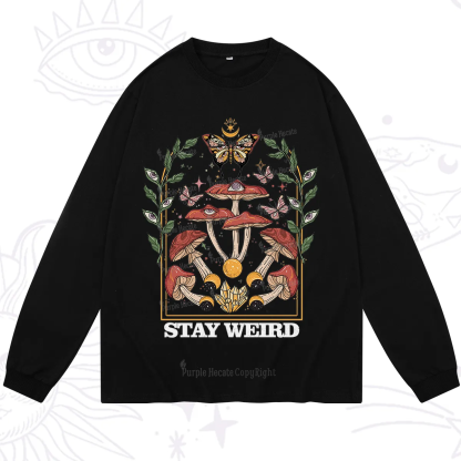 Purplehecate Stay Weird Long Sleeve T-Shirt