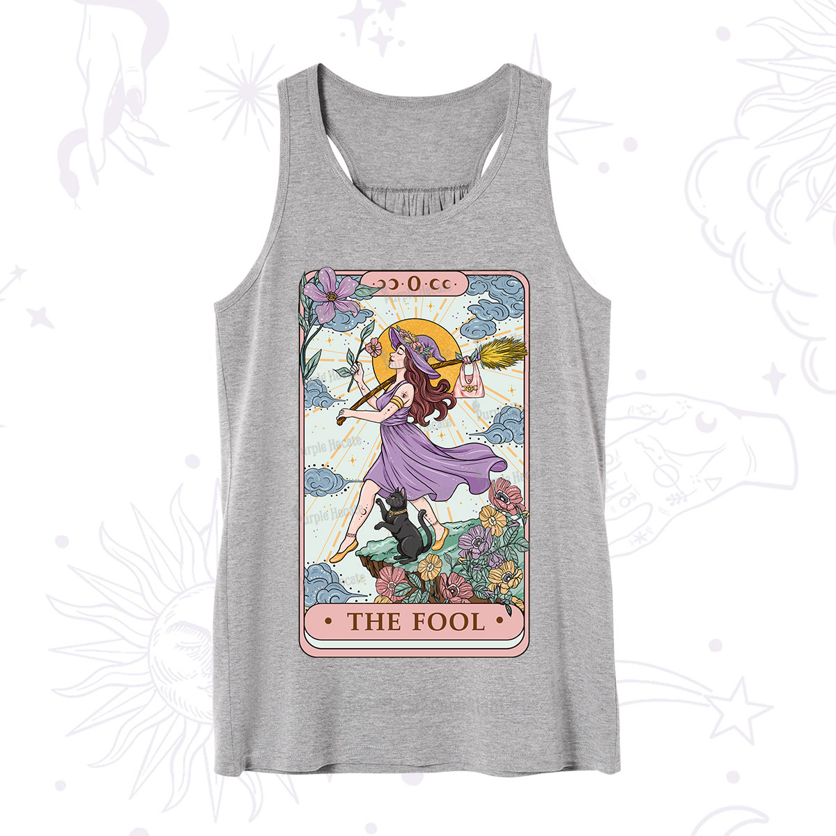 Purplehecate The Witchling Fool Tarot Tank